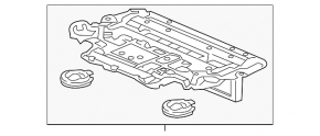 Монитор второго ряда Acura MDX 14-16 дорест