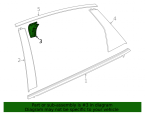 Накладка двери внутренняя задняя правая Honda Civic XI FE/FL 22-26