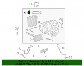Клапан печки кондиционера Toyota Rav4 19-24
