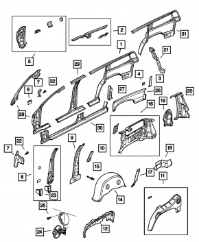 Кронштейн генератора Fiat 500L 14- 1.4T