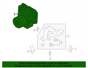 ABS АБС Ford Escape MK3 17-19 рест