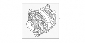 Generator Toyota RAV4 10-12 2.5