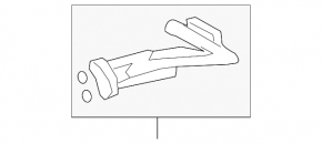 Трубка кондиционера печка-конденсер Lexus RX400h 06-09