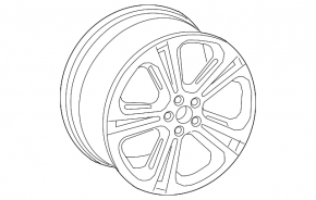 Диск колесный R19 x 8,5J Audi Q3 8U 15-18