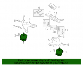 Подушка двигателя левая Ford Mustang mk6 15-17 3.7