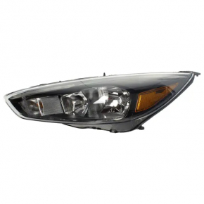 Фара передняя левая в сборе Ford Focus mk3 15-18 рест LED DRL темная