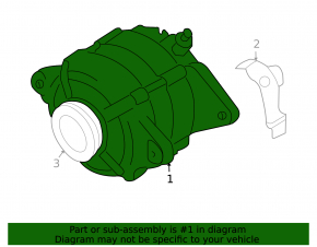 Генератор Subaru Outback 10-12 2.5