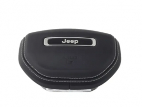Airbag în volanul șoferului la Jeep Grand Cherokee WL 21-25, piele neagră