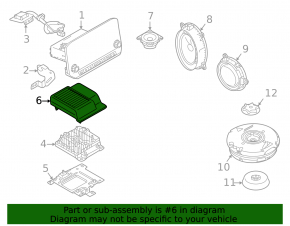 Suprapunere amplificator audio Mitsubishi Outlander 22-25