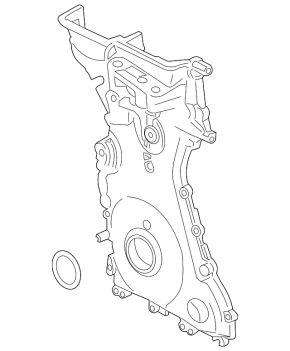 Передняя крышка двигателя Ford Escape 13-19 2.5