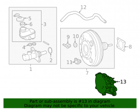 Вакуумный насос Lexus NX200t NX300 15-21 2.0T