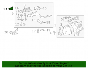 Armătură bară față stângă pentru Lexus GS200t GS350 GS450h 15-16