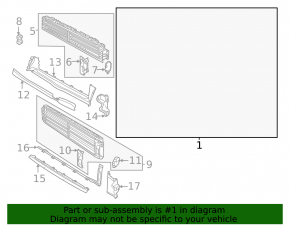 Carcasă difuzor radiator Audi A3 22-26 2.0T, pentru 2 ventilatoare