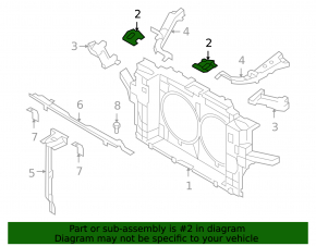Кронштейн замка капота правый Infiniti FX35 QX70 09-17