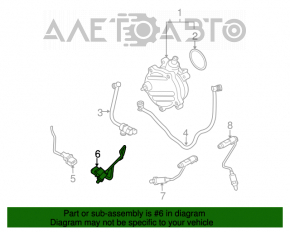 Лямбда-зонд левый первый BMW X5 E70 07-13 950мм