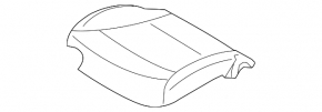 Пассажирское сидение Hyundai Sonata 11-15 с airbag, механич, кожа беж
