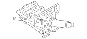 Рулевая колонка Audi A4 B8 13-16 рест