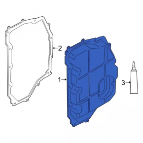 Поддон акпп масляный Ford Fusion mk5 13-20