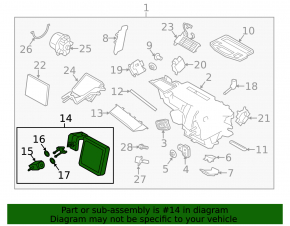 Evaporator Ford Fiesta 11-19