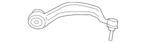 Braț de control inferior față stânga BMW 5 F10 11-16 RWD față