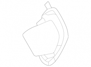 Накладка заднего бампера нижняя правая Mercedes W167 GLE 350 450 20-26