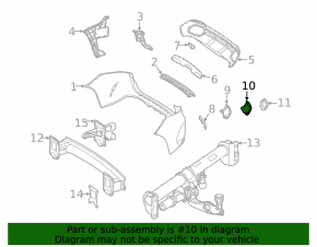 Накладка заднего бампера нижняя правая Mercedes W167 GLE 350 450 20-26