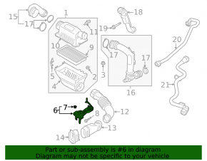 Кронштейн корпуса воздушного фильтра Ford Explorer 20-24 3.0T