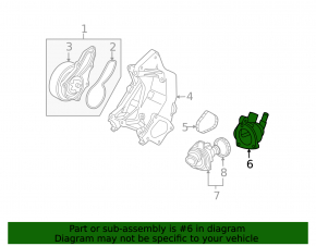 Корпус термостата Honda Civic 11-15 2,0L, 2,4L
