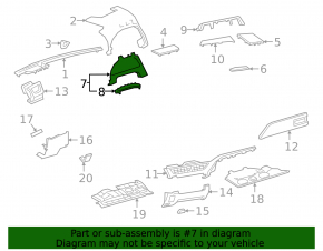 Ornamente bord negru Lexus UX200 UX250h 19-22, 2 bucăți