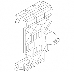 Кронштейн блока ECU компьютера двигателя VW Jetta 19-26