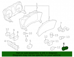 Кнопка Start-stop Subaru Outback 20-22