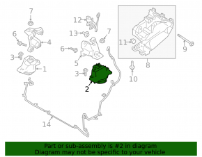 Suport motor stânga pentru Land Rover Range Rover Velar 18-20 2.0T