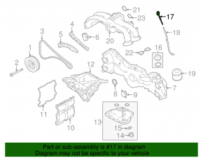 Sonda de ulei Subaru Outback 15-19