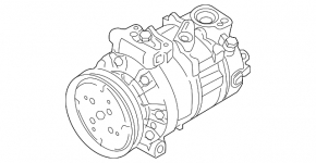 Компрессор кондиционера Volkswagen Taos 22-25