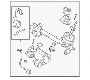 Bară de direcție VW Jetta 11-18 SUA EPS
