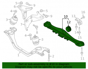 Опора кпп Porsche Cayenne 958 11-14 ржавая