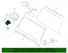 Камера слежения за полосой Mercedes W167 GLE 350 450 20-23 на лобовом