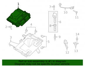 Блок ECU компьютер двигателя Ford Explorer 20-21 2.3T