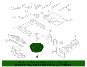 Пенопласт под инструмент Audi A3 8V 17-20 4d, FWD