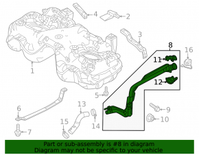 Заливная горловина топливного бака Mazda CX-50 23-26