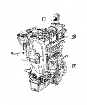 Двигатель Fiat 500 12-17 1.4 EAB multiair