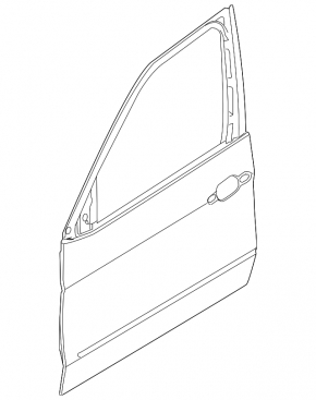 Дверь голая передняя правая BMW X5 E70 07-13