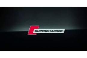 Эмблема SUPERCHARGED крыла левого Audi A6 C7 12-18