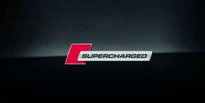 Эмблема SUPERCHARGED крыла левого Audi A6 C7 12-18