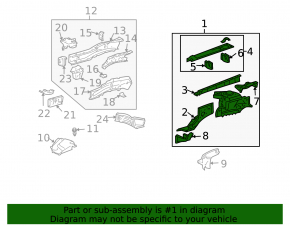 Четверть передняя правая Lexus RX300 RX330 RX350 RX400h 04-09
