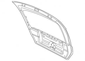 Ușa portbagajului goală VW Beetle 12-19