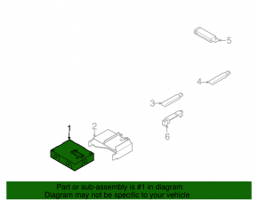 Modul de control al accesului fără cheie VW Passat b8 16-19 SUA