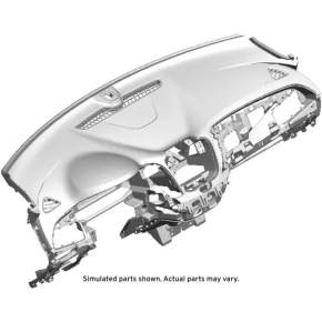 Panoul frontal cu AIRBAG pentru Chevrolet Malibu 19- negru