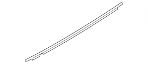 Ornament geam central față stânga Audi A5 F5 17-24 5D cromat