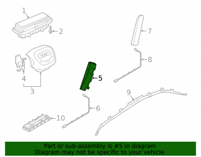 Airbag scaun fata stanga Audi Q3 F3 19-25